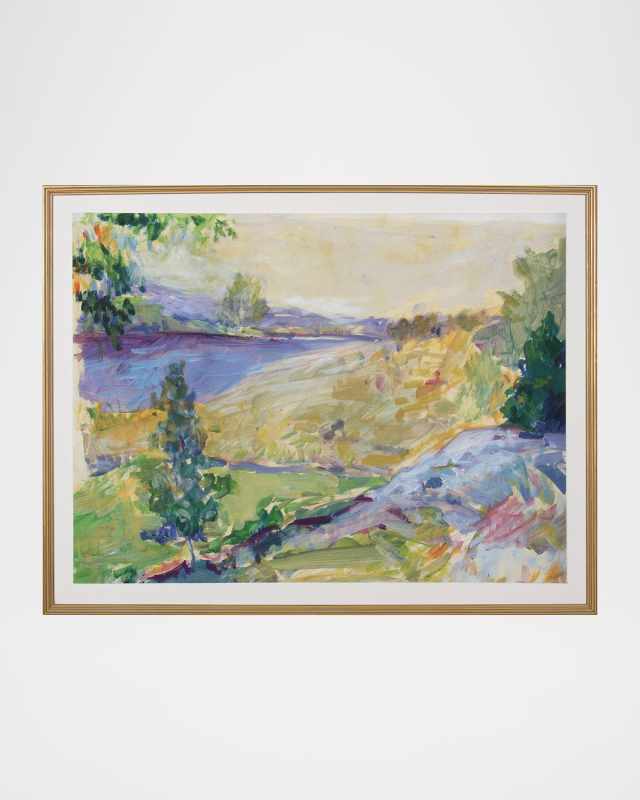 "Pastoral Landscape" Framed Giclee
